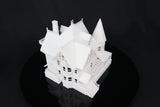 SMALL N-Scale Miniature “The Pink Palace” Victorian House (1:150 Scale) ASSEMBLED