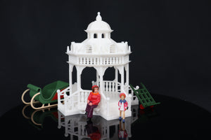 Large O-Scale 1:48 Victorian Park Gazebo/Bandstand Assembled and Built by Gold Rush Bay