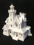 Miniature N-Scale Practical Magic Victorian House Built and Assembled