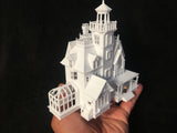 Miniature N-Scale Practical Magic Victorian House Built and Assembled