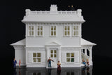 N-Scale Miniature #15 Petticoat Hotel 1:150 Scale Built Assembled (Including Interiors)