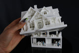 Gold Rush Bay Miniature #28 Craftsman Cottage (Including Interiors) N-Scale1:160 Assembled House+Interiors