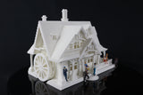 Gold Rush Bay Miniature #28 Craftsman Cottage (Including Interiors) N-Scale1:160 Assembled House+Interiors