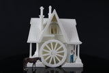 Gold Rush Bay Miniature #28 Craftsman Cottage (Including Interiors) N-Scale1:160 Assembled House+Interiors