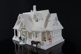 Gold Rush Bay Miniature #28 Craftsman Cottage (Including Interiors) N-Scale1:160 Assembled House+Interiors