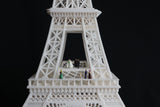 Miniature Detailed Paris Eiffel Tower Model 19-inches tall White