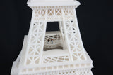 Miniature Detailed Paris Eiffel Tower Model 19-inches tall White