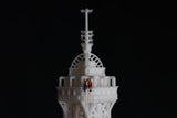 Miniature Detailed Paris Eiffel Tower Model 19-inches tall White