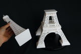 Miniature Detailed Paris Eiffel Tower Model 19-inches tall White