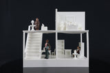 LARGE Carl's Victorian House O-Scale 1:48 Shell Including Interiors White by Gold Rush Bay 9 inches tall