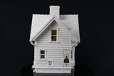 LARGE Carl's Victorian House O-Scale 1:48 Shell Including Interiors White by Gold Rush Bay 9 inches tall