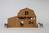 WOOD Miniature HO Scale Old West #5 Frontier Blacksmith Shop Built Includes Interiors