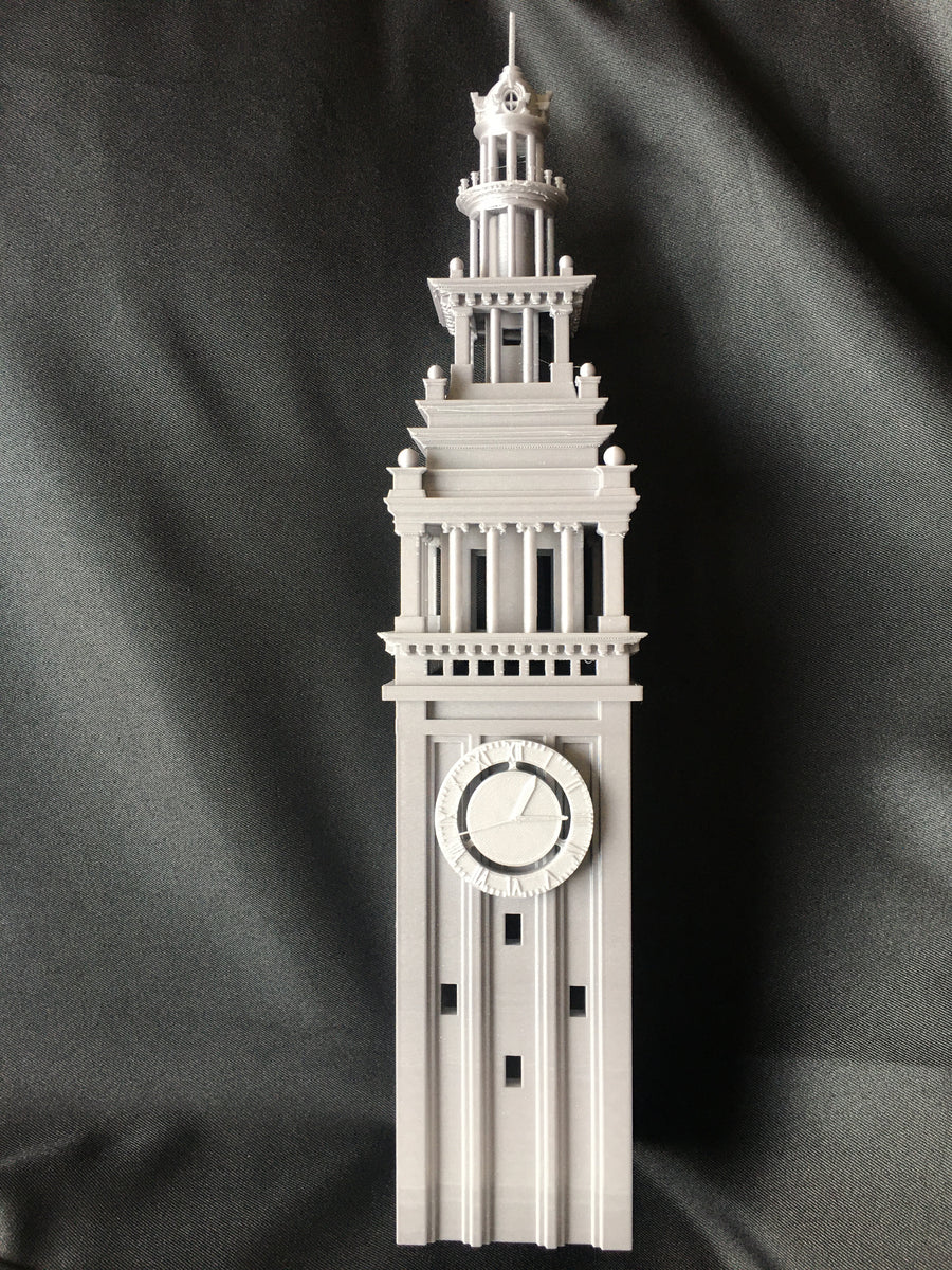 Miniature Clock Tower HO Scale for train model – Gold Rush Bay