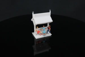 Gold Rush Bay HO-Scale Miniature#35 Shady Rest Stop White 1:87
