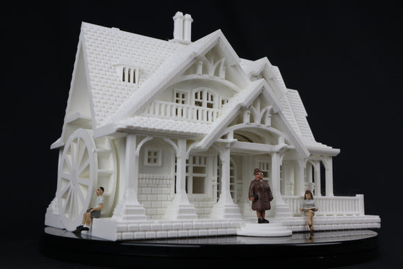 Large O-Scale Miniature Craftsman Cottage (Including Interiors) O-Scale Assembled House+Interiors