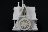 Large O-Scale Miniature Craftsman Cottage (Including Interiors) O-Scale Assembled House+Interiors
