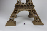 Miniature Detailed Paris Eiffel Tower Model 19-inches tall Brown