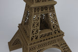 Miniature Detailed Paris Eiffel Tower Model 19-inches tall Brown