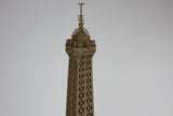 Miniature Detailed Paris Eiffel Tower Model 19-inches tall Brown