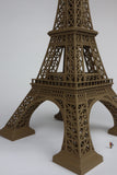 Miniature Detailed Paris Eiffel Tower Model 19-inches tall Brown