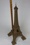 Miniature Detailed Paris Eiffel Tower Model 19-inches tall Brown