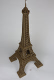 Miniature Detailed Paris Eiffel Tower Model 19-inches tall Brown