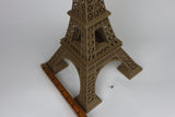 Miniature Detailed Paris Eiffel Tower Model 19-inches tall Brown