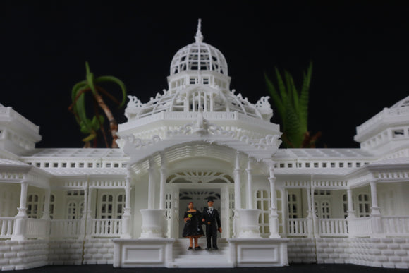 Miniature HO-Scale  Victorian #28 - Crystal Palace 1:87 by Gold Rush Bay Shell