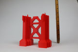 Miniature Scale Model San Francisco Golden Gate Bridge (HO-Scale figures not included)