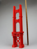 Miniature Scale Model San Francisco Golden Gate Bridge (HO-Scale figures not included)