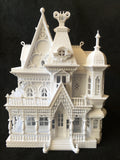 HO Scale Assembled ‘Nob Hill’ Victorian Gothic House 1:87 Built Ready INCLUDING INTERIORS