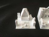 Paintable Miniature House Interior Set (5 White Rooms) - Fits Gold Rush Bay Victorian models