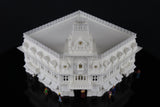 Gold Rush Bay N-Scale Victorian Emporium Miniature Assembled White 1:160 Including Interiors