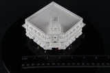 Gold Rush Bay N-Scale Victorian Emporium Miniature Assembled White 1:160 Including Interiors