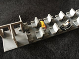 Gold Rush Bay HO SCALE ATHEARN STREAMLINE PASSENGER TRAIN INTERIOR GRAY