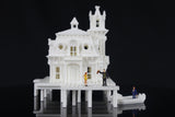 Small Gold Rush Bay N-Scale Waterhouse White Train Layout 1:160 (Including Interiors)