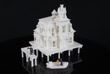 Small Gold Rush Bay N-Scale Waterhouse White Train Layout 1:160 (Including Interiors)