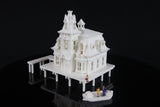 Small Gold Rush Bay N-Scale Waterhouse White Train Layout 1:160 (Including Interiors)