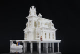 Small Gold Rush Bay N-Scale Waterhouse White Train Layout 1:160 (Including Interiors)