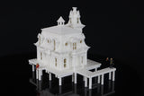 Small Gold Rush Bay N-Scale Waterhouse White Train Layout 1:160 (Including Interiors)