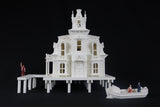 Gold Rush Bay HO-Scale Waterhouse White w/Deck