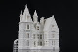 Tiny Dollhouse for Dollhouses Miniature "Crystal Manor" White by Gold Rush Bay