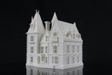 Tiny Dollhouse for Dollhouses Miniature "Crystal Manor" White by Gold Rush Bay