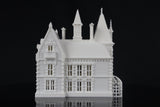 Tiny Dollhouse for Dollhouses Miniature "Crystal Manor" White by Gold Rush Bay