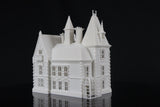 Tiny Dollhouse for Dollhouses Miniature "Crystal Manor" White by Gold Rush Bay