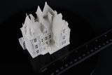 Tiny Dollhouse for Dollhouses Miniature "Crystal Manor" White by Gold Rush Bay