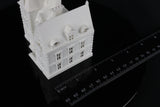 Tiny Dollhouse for Dollhouses Miniature "Crystal Manor" White by Gold Rush Bay