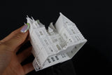 Tiny Dollhouse for Dollhouses Miniature "Crystal Manor" White by Gold Rush Bay