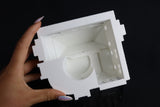 Gold Rush Bay Tudor Style "Castle House" White HO-Scale 1:87 INCLUDING INTERIORS