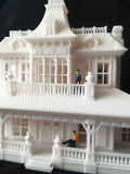 HO-Scale Miniature #15 Petticoat Hotel 1:87 Scale Built Assembled